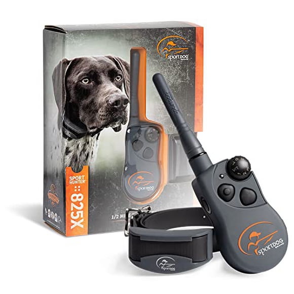 SportDOG Brand SportHunter 825X Entrenador remoto - Collar de entrenamiento para perros recargable con choque, vibración y tono - Alcance de 1/2 milla - SD-825X
