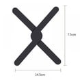 thumbnail image 2 of Topumt Kitchen TPR Foldable Trivets for Hot Pots Pans--Adjustable Trivets X-Shaped Heat-Resistant Pads, 2 of 4