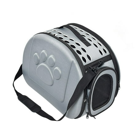 Dog Cat Carrier Cage Fashionable Breathable Foldable Pet Carrier Crossbody Bag