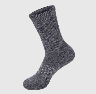 Hanes Absolute Wellness Women's Crew Socks Pack, Non-Binding, Cushioned, 3-Pairs