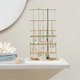 thumbnail image 5 of Silver 6-Layer Jewelry Rack Removable Wood Base Earring Jewelry Rack, 5 of 5
