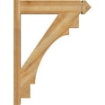 thumbnail image 3 of Ekena Millwork 6"W x 24"D x 32"H Merced Rough Sawn Arts and Crafts Outlooker, Western Red Cedar, 3 of 4