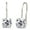 Silver 6mm, variant on Limerencia Zirconia Dangle Earrings, G23 Hypoallergenic Titanium Hoop Earrings, Women's Gift (6mm)