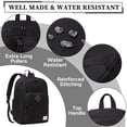 thumbnail image 4 of Mochila VASCHY School para hombre y mujer negra, 4 of 7
