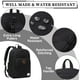 thumbnail image 4 of Mochila VASCHY School para hombre y mujer negra, 4 of 7