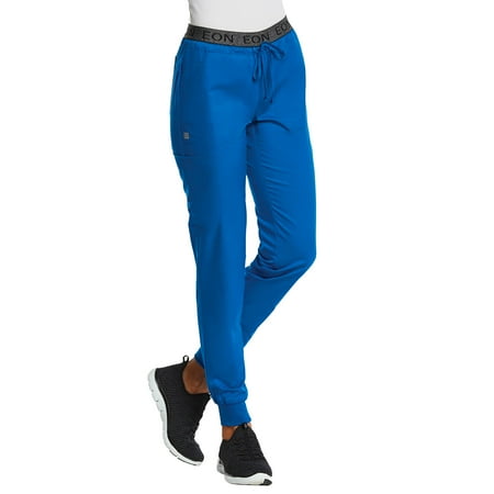 

EON Sport - Sporty Full Elastic Logo Waistband Jogger Scrub Pant [XS - 3XL]