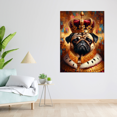 thumbnail image 3 of Lotusprinthandmade Pug Love Dogs Good Dog Canvas 1.5in 36" x 24", 3 of 5