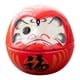 thumbnail image 1 of Muñeca pequeña de una colección de esculturas de arte japonés, figura decorativa en miniatura. Rojo, 1 of 7