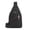 Black, variant on Mens Mini Crossbody Sling Bag Fashion Chest Shoulder Crossbody Chest Shoulder For Travel Bag