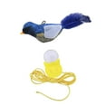 thumbnail image 2 of Nrmrqz Birds Sound Cat Toy, Interactive Feather Teaser Stick, Built-in Voice Control, Adjustable Hanging Rope, Dynamic Feathers with Bells, Home Indoor Cats Play, Multi-Sensory Stimulation, 1 Pack, 2 of 5