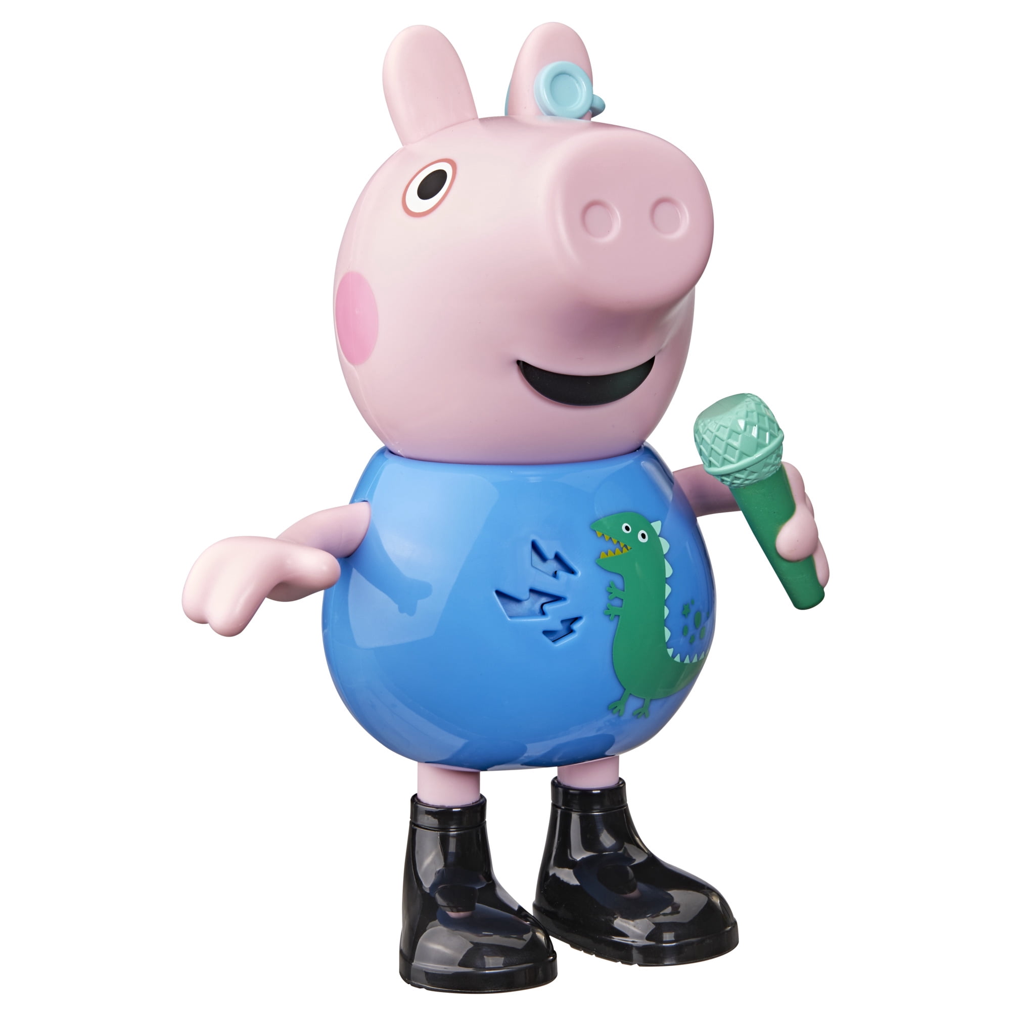 Jouets Peppa Pig Figurine George qui chante et fait des blagues, jouets musicaux préscolaires pour garçons et filles, 3 ans et plus - Version anglaise