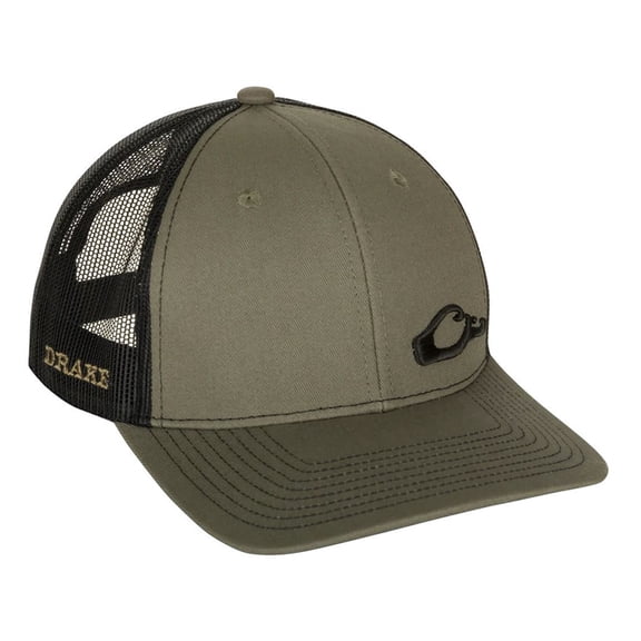 Drake Mens Enid Mesh Back Hat Olive