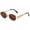 Metal Frame/ Brown Lens, variant on Retro Sunglasses for Women Men, 90s UV400 Protection Sun Glasses Classic Shades