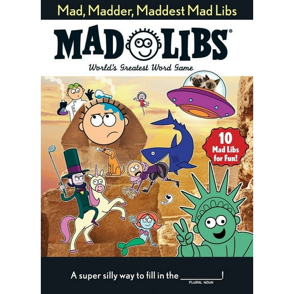 Mad Libs Mad, Madder, Maddest Mad Libs: Over 200 Stories for Fun!, (Paperback)