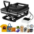 thumbnail image 1 of VEVOR Hybrid Heat Press, 15 x 15 inch, 8-in-1 Multifunction, Heat Up Fast and Even, All-New Patented Design, Easy to Control, Sublimation Press Machine, 1 of 9