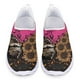 thumbnail image 1 of Zapatos planos casuales con estampado de mariposas y estampado de girasoles para mujer, zapatillas ligeras y cómodas para correr, zapatos de malla transpirables de verano, 1 of 5