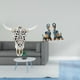 thumbnail image 2 of Escultura de pared de calavera,Estatua de resina con cabeza de vaca para decoración de pared y hogar,Figura de elefante,Figuras de elefantes,estatuas,adornos de animales,Escultura, 2 of 8