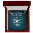 thumbnail image 4 of To My Unbiological Sister Not Sister by Blood Alluring Ribbon Necklace Message Card, 4 of 20