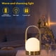 thumbnail image 4 of Lámpara de noche LED Protección ocular Lámparas de mesita de noche para el dormitorio del hogar (Oro), 4 of 8