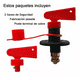 thumbnail image 2 of Corta Corriente De Batería Universal Llave Removible Rojo, 2 of 5