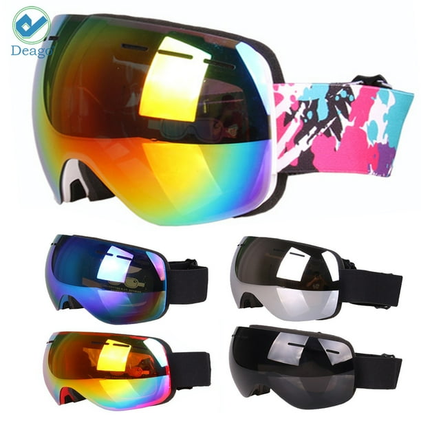 Deago Professional Ski Goggles Over Glasses Ski Snowboard Goggles for