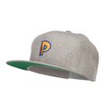 thumbnail image 2 of Poke Monster P Embroidered Snapback Cap - Heather OSFM, 2 of 5
