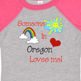 thumbnail image 4 of Inktastic Someone in Oregon Loves Me Boys or Girls Baby Bodysuit, 4 of 5
