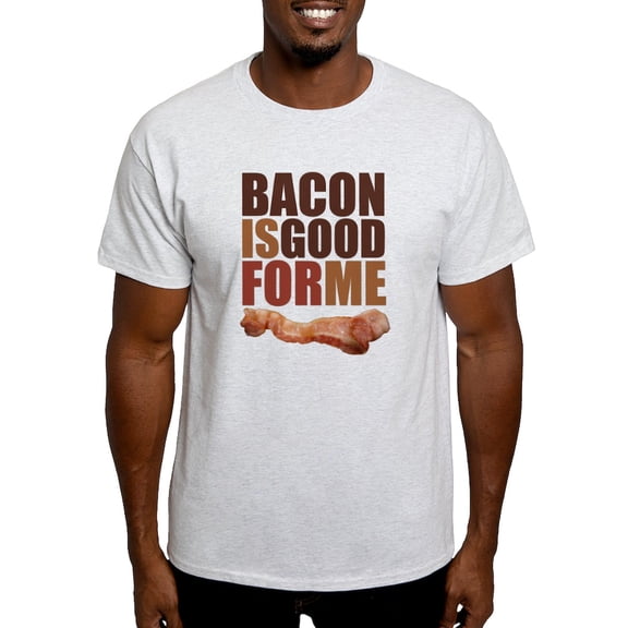 CafePress - Bacon Is Good For Me Light T Shirt - Men's Classic Graphic T-Shirt