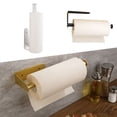 thumbnail image 6 of Space Aluminum Paper Towel Holder Kitchen Bathroom Roll Paper Rack Wall Mount Under Cabinet Storage Organizer, 6 of 7