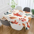 thumbnail image 2 of Yayeee Tablecloths 60" x 90" Rectangle Wrinkle Resistant Party Table Cover, Hand Drawn Autumn Leaves, 2 of 8