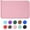 Pink, variant on Silicone Waterproof Dog Cat Pet Feeding Mats, Non Slip, Easy Clean Pet Dog Cat Bowl Mats Placemat (24" x 16") Pink