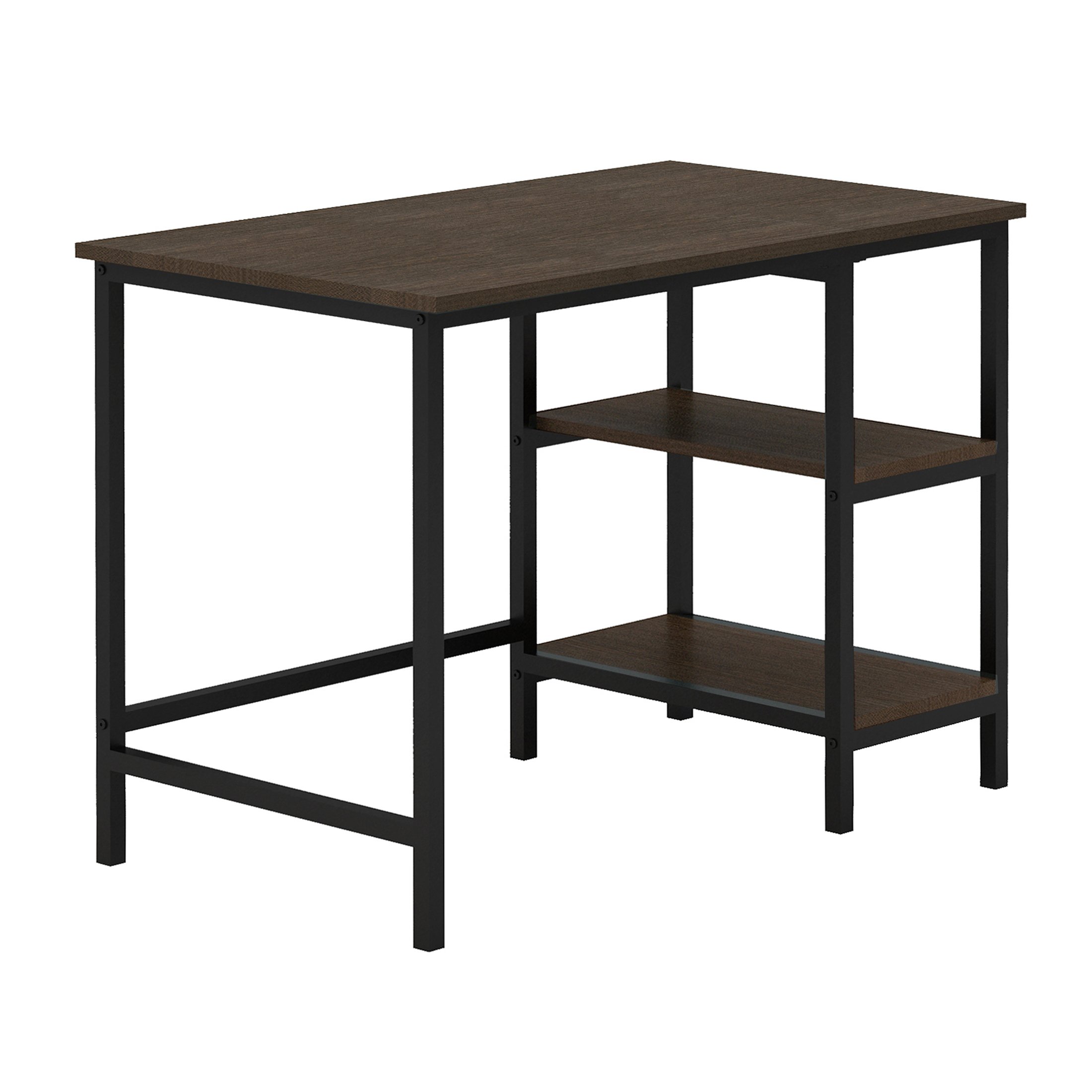 OakvillePark Rory Writing Desk and Chair Set, Black