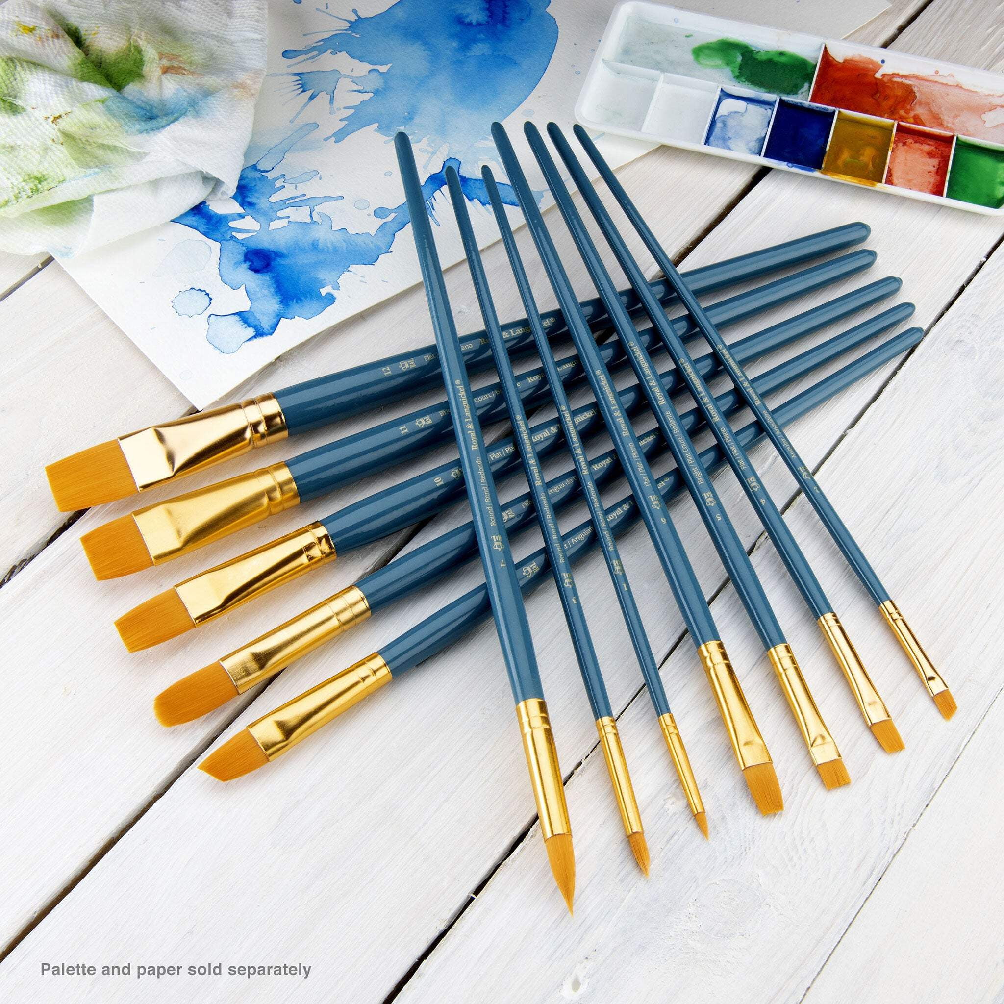 RSET-9313 | 12pc LONG HANDLE GOLD TAKLON