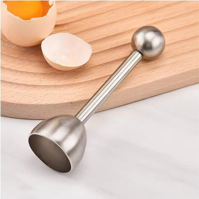 Stainless Steel Egg Topper and Opener Efficient Cutter Divider for Perfectly Opened Boiled or Fresh Eggs
