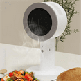 thumbnail image 3 of Rechargeable Portable Range Hood, Detachable Mobile Tabletop Range Hood, Small Kitchen Exhaust Fan for Home Use,1 * range hood 1 * filter 1 * USB charging cable,White, 3 of 8