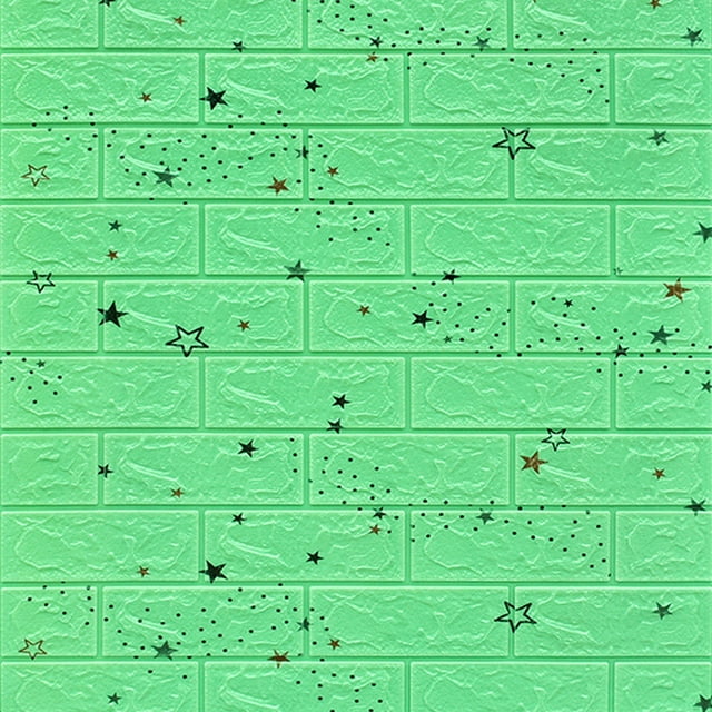 Gray 70x77cm PE Foam Self-Adhesive 3D Wall Sticker Wallpaper Relief Brick Tile Stone Wallboard Sticker Suitable for Bedroom Kitchen Living Room...