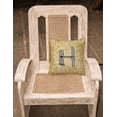 thumbnail image 2 of Carolines Treasures CJ2004-HPW1414 Letter H Musical Instrument Alphabet Canvas Fabric Decorative Pillow, 2 of 4