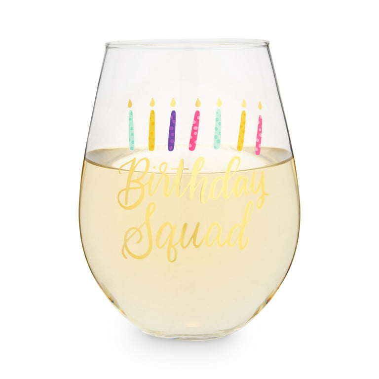 Raise A Glass Birthday Girl Oversized Wine Glass, Size: One Size
