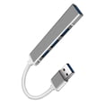 thumbnail image 1 of USB C HUB Likrtyny USB 3.0 Type-C Hub Adaptador 4 puertos gris Componentes de Computadoras, 1 of 8