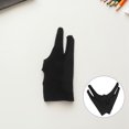 thumbnail image 1 of KAKOWELY 4Ud Guantes Para Dibujo Artístico De Dos Dedos Negros Con Antideslizante Y Antimancha, 1 of 7