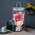 thumbnail image 5 of chaungfeng Preserved Flowers Bouquet, Eternal Flowers, Dry Flower Bouquets with LED Light String and Gift Bag Gifts for Women, Birthday Gifts for Mom Friends Her, Valentine (Pink), 5 of 6