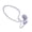 Purple, variant on Wireless neck-worn headphones with a microphone for calls, long battery life, deep bass, portable, suitable for gaming and learning -USB charging, Type-C port, comfortable and snug design