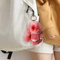 thumbnail image 5 of Bunny Lulu Keychain Plush, Handmade Soft Bunny Charms, Fluffy Plush Keychain for Bags & Backpacks, Cute Easter Bunny Keychain, Gifts for Women, 5 of 7