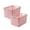 Pink, variant on GERsome 2pcs Plastic Collapsible Laundry Basket Foldable Portable Laundry Hamper with Handles, Storage Container/Organizer for Laundry, Car trunk, Camping, Indoor and Outdoor