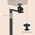 thumbnail image 4 of Support de Projecteur Universel, Support de Projecteur Réglable 24-40cm avec Filetage 1/4 Po, Rotation 360 Inclinaison 90, Assemblage Simple pour Canapé Lit, 4 of 7