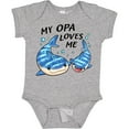 thumbnail image 3 of Inktastic My Opa Loves Me- whale shark Boys or Girls Baby Bodysuit, 3 of 5