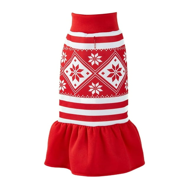 Pet Vest Fashionable Two-legged Comfortable Waist Buckle Print Letter Pattern Holiday Accessory Polyester Christmas Festival Pet Skirt for Teddy