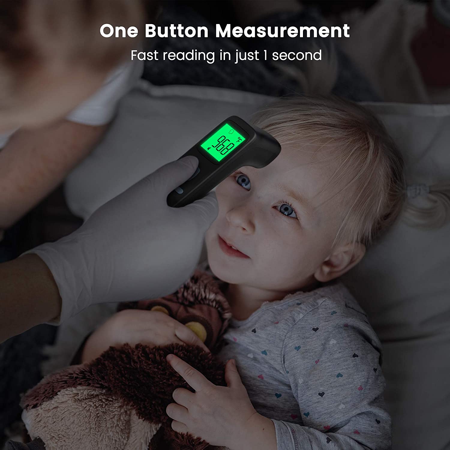 Ankovo Infrared Forehead Thermometer with Fever Alarm photo 6