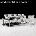 thumbnail image 1 of Portavasos de acrílico para bar, portavasos para vino, KTV, portavasos para una taza, portavasos pequeño para bebidas espirituosas, 1 of 5