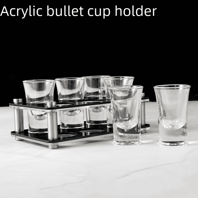 Portavasos de acrílico para bar, portavasos para vino, KTV, portavasos para una taza, portavasos pequeño para bebidas espirituosas